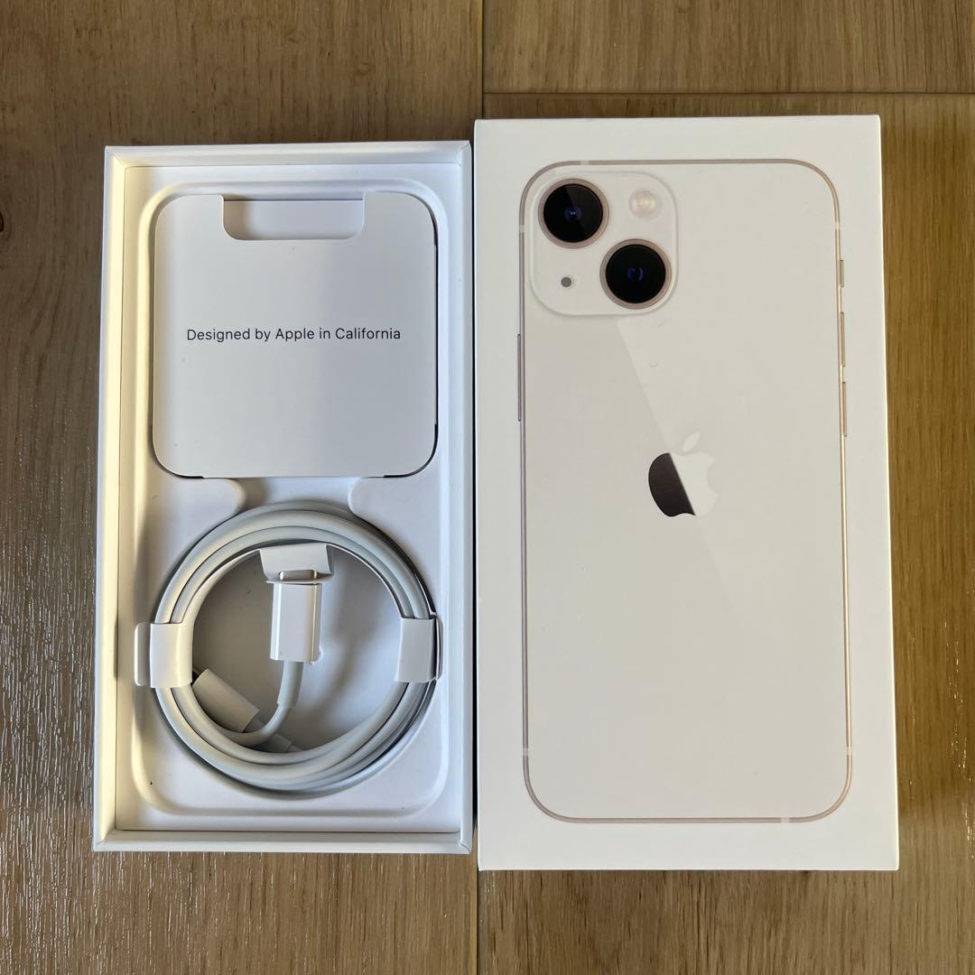 【SIMフリー】iPhone 13 mini 128GB スターライト　箱付き