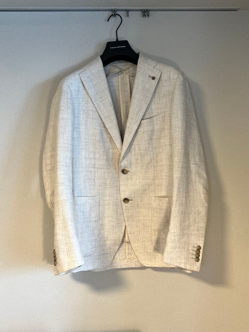 【3/30までの限定価格】 TAGLIATORE 春夏用ビジネスジャケット 46