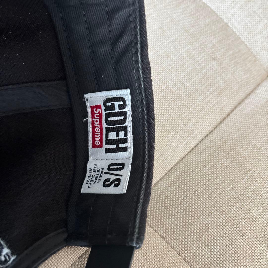 Supreme x GOODENOUGH 6-Panel Black 黒