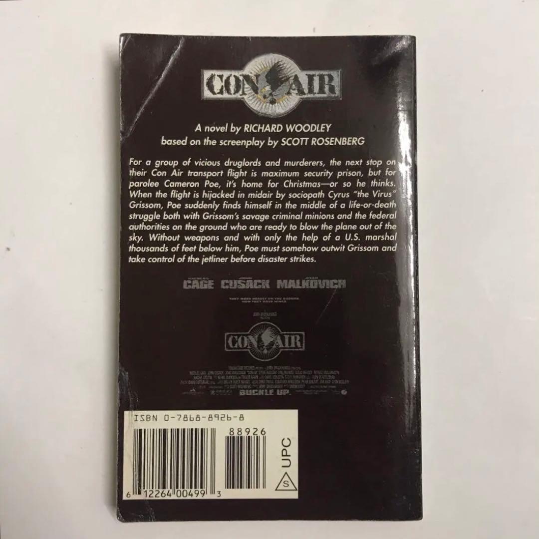 CON AIR: Novelization 洋書 コン・エアー ニコラス・ケイジ