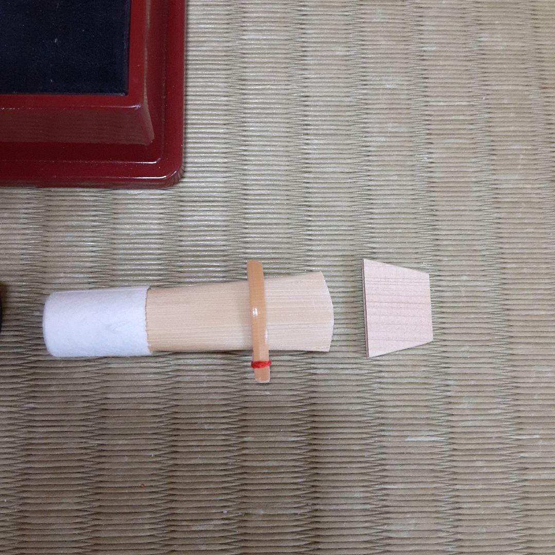 雅楽　篳篥　リード　金箔ケース付き