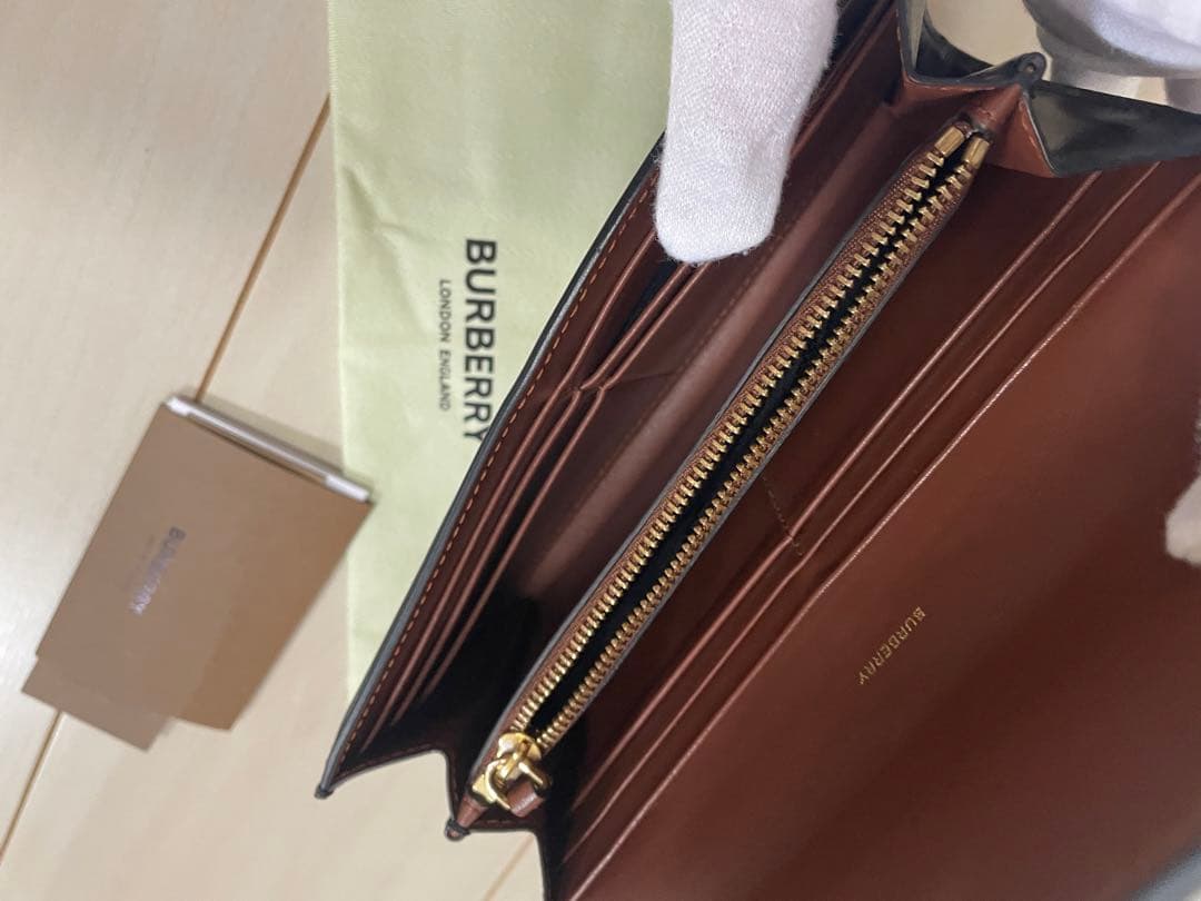 BURBERRY ストライプ 二つ折り財布