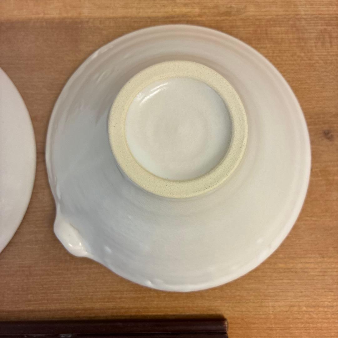 ハレモケモ新品　陶器　陶芸作家　片口鉢2個　236