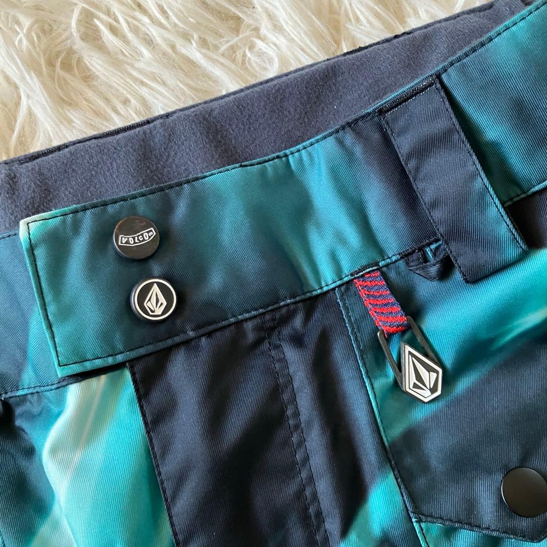 #14Q✨VOLCOM✨スキーウェア パンツ メンズ グリーン