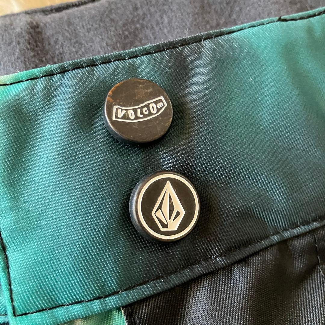 #14Q✨VOLCOM✨スキーウェア パンツ メンズ グリーン