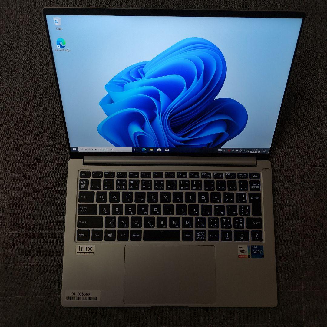 良好 超軽量967g Mouse 爆速 11世代i7 16GB 512G 14型