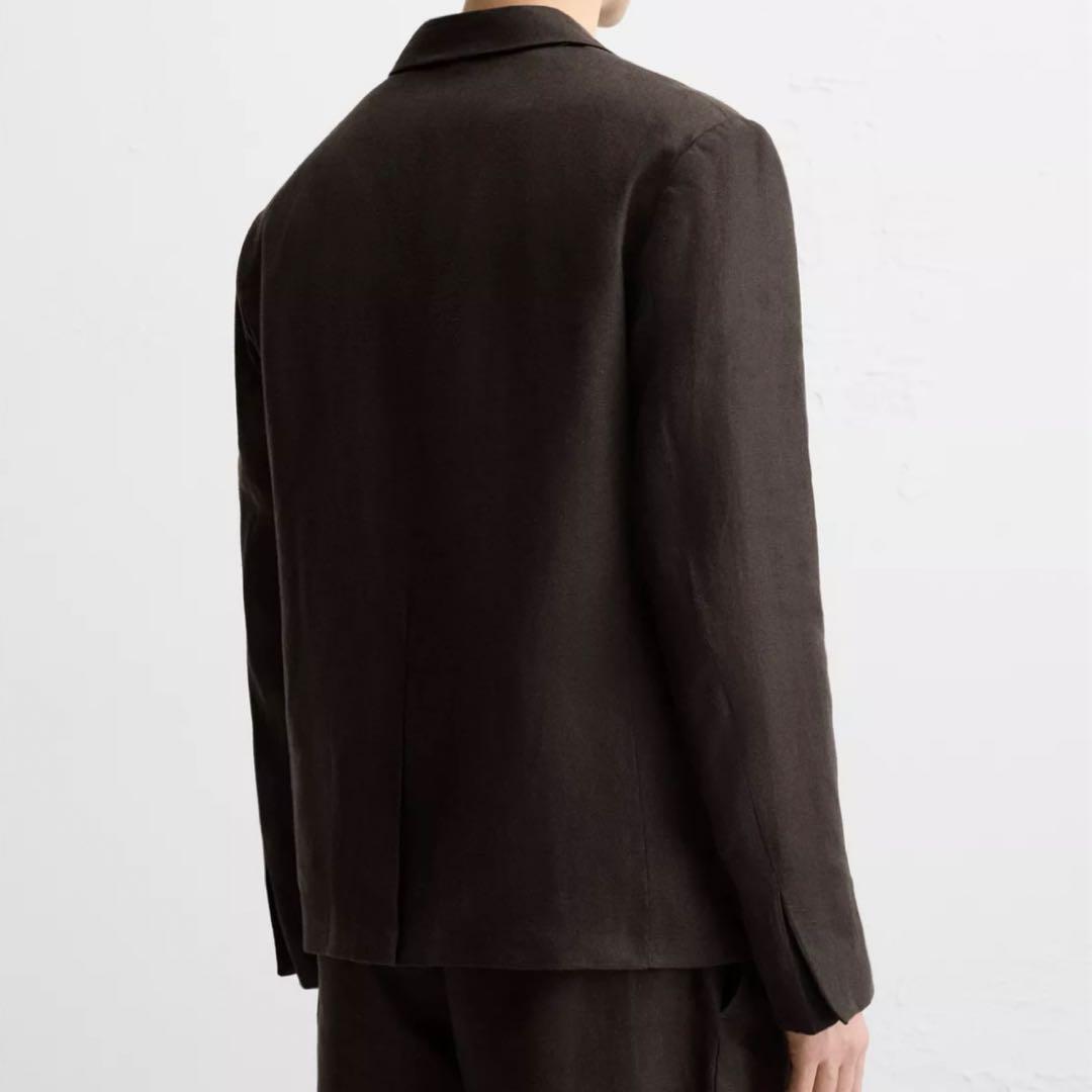 【新品】【完売品】ZARA ザラ リネン100% スーツ ブレザー テーラード