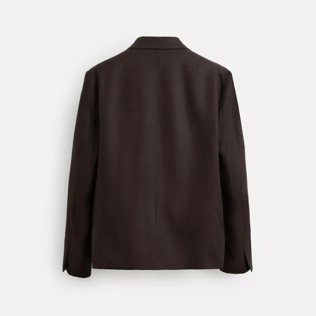 【新品】【完売品】ZARA ザラ リネン100% スーツ ブレザー テーラード