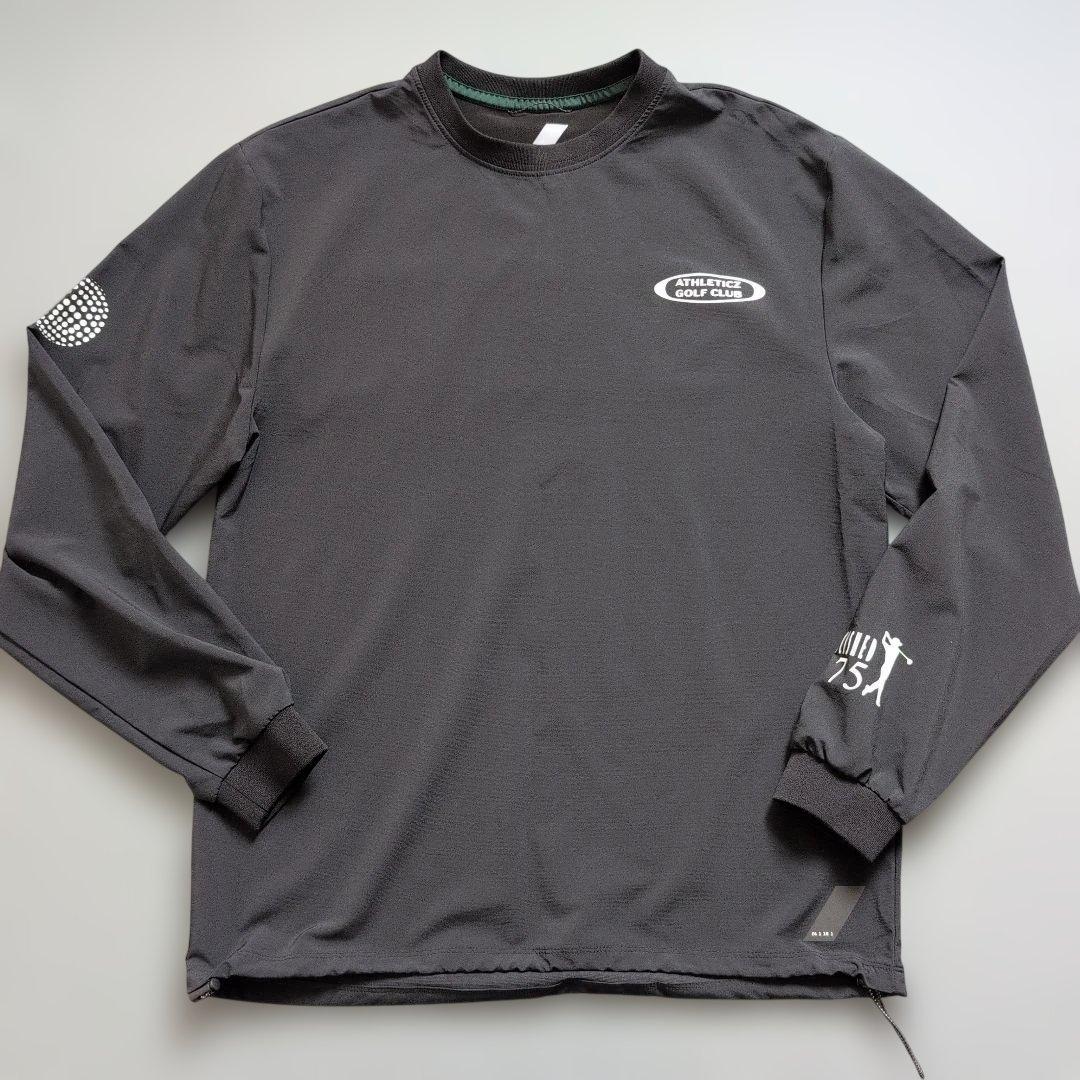 【極美品】ZARAゴルフ　クルーネックプルオーバー長袖　黒　M