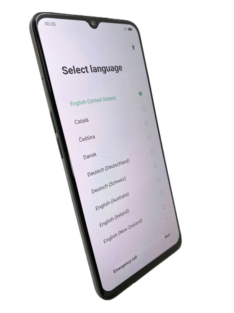 ①OPPO A73 64GB ネイビーブルー