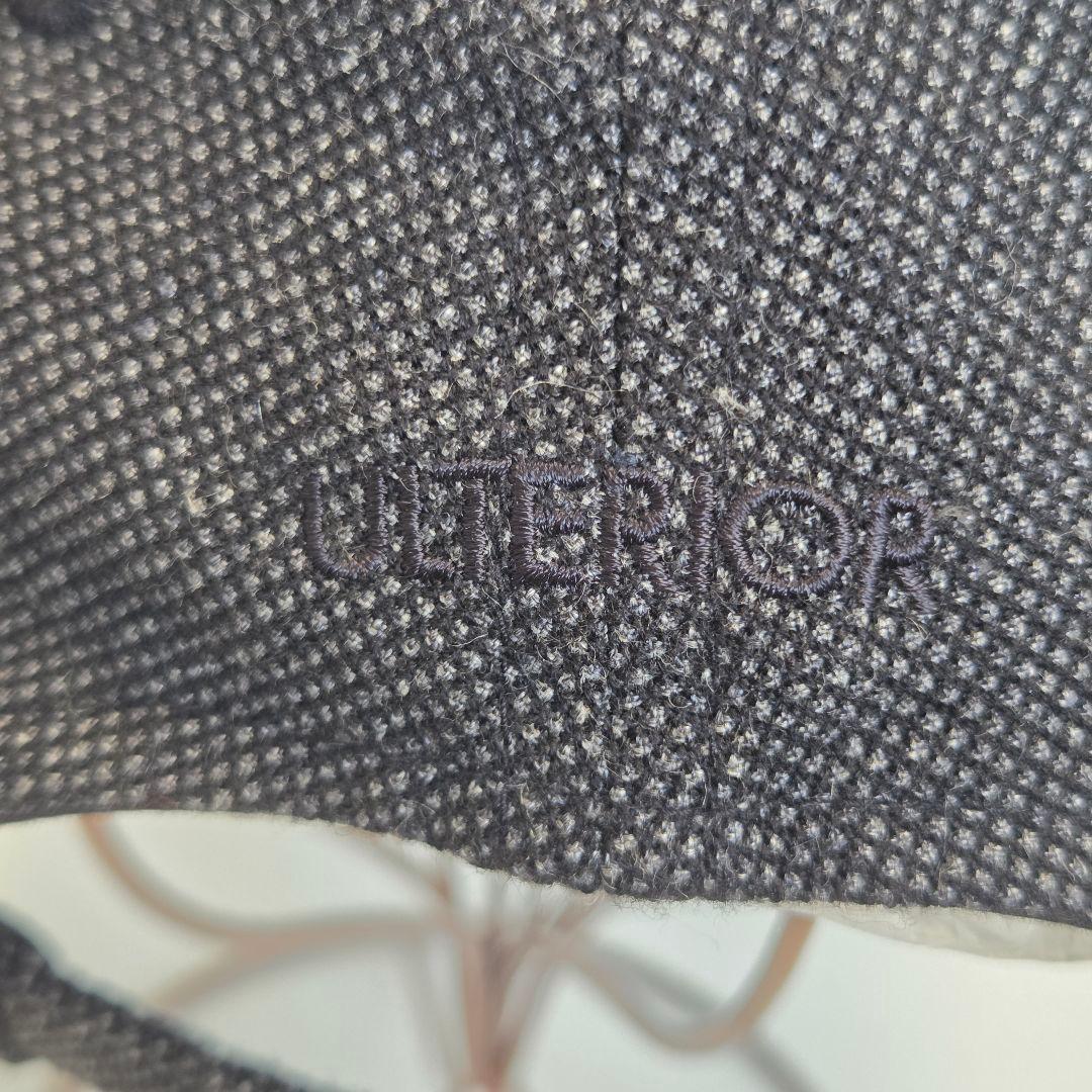 【美品】ULTERIOR　6パネル バスケットツイル ベースボールキャップ