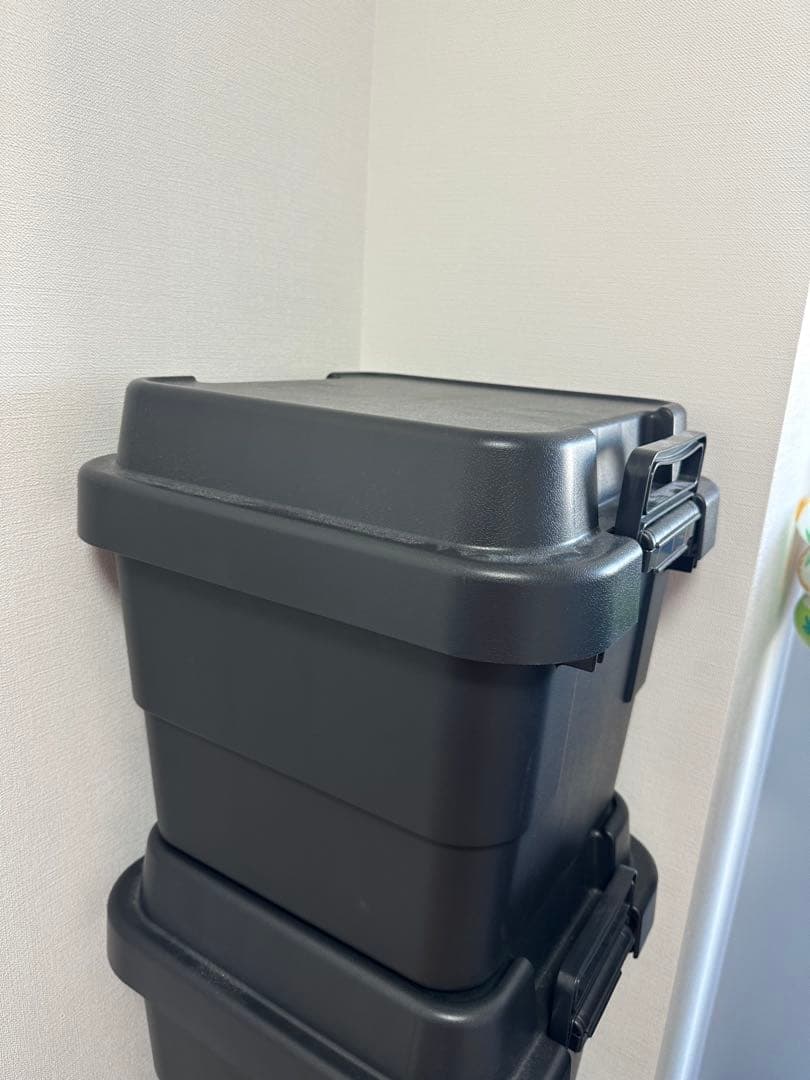 ダークグレー プラスチック 収納ボックス