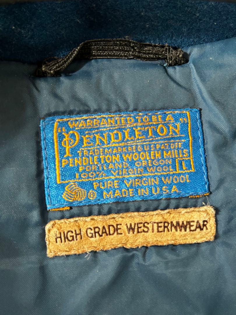 Pendleton ウエスタンスタイル ジャケット ネイビー