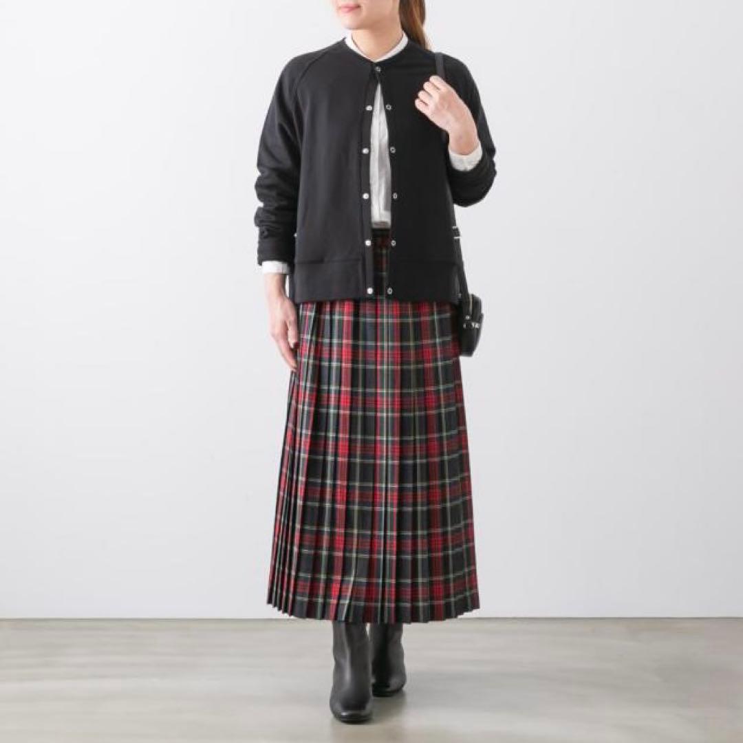 美品【サラウエア】sarahwear タータンチェック プリーツスカート