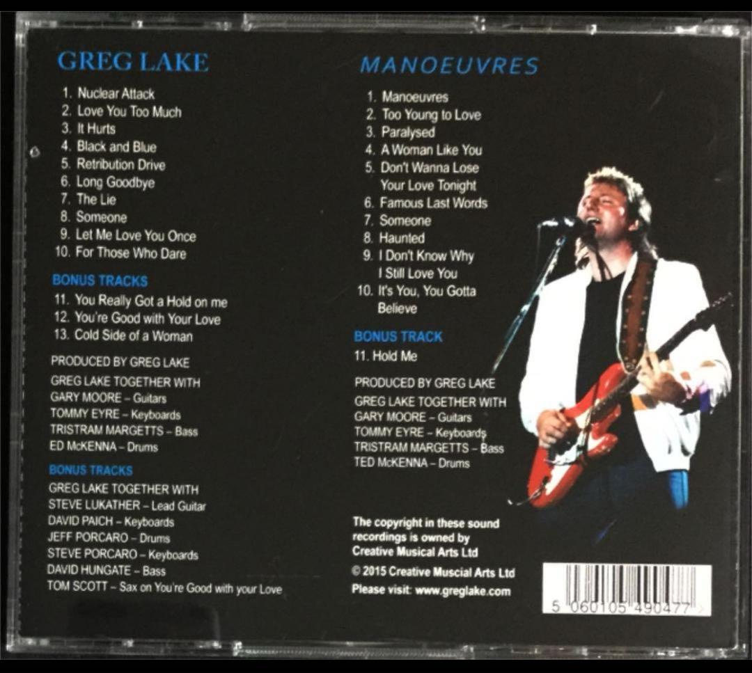 2CD！ボーナス4曲！Greg Lake & Gary Moore