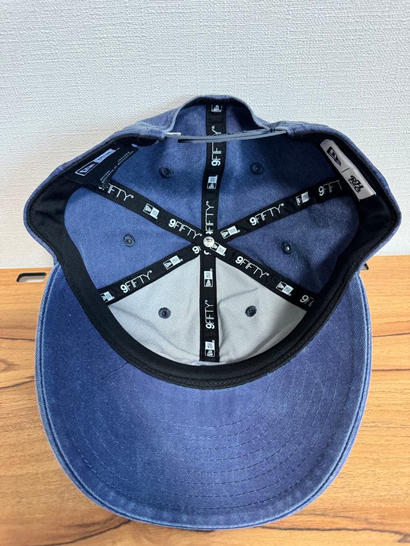 新品 ロンハーマン ニューエラ 9FIFTY キャップ フェード ネイビー