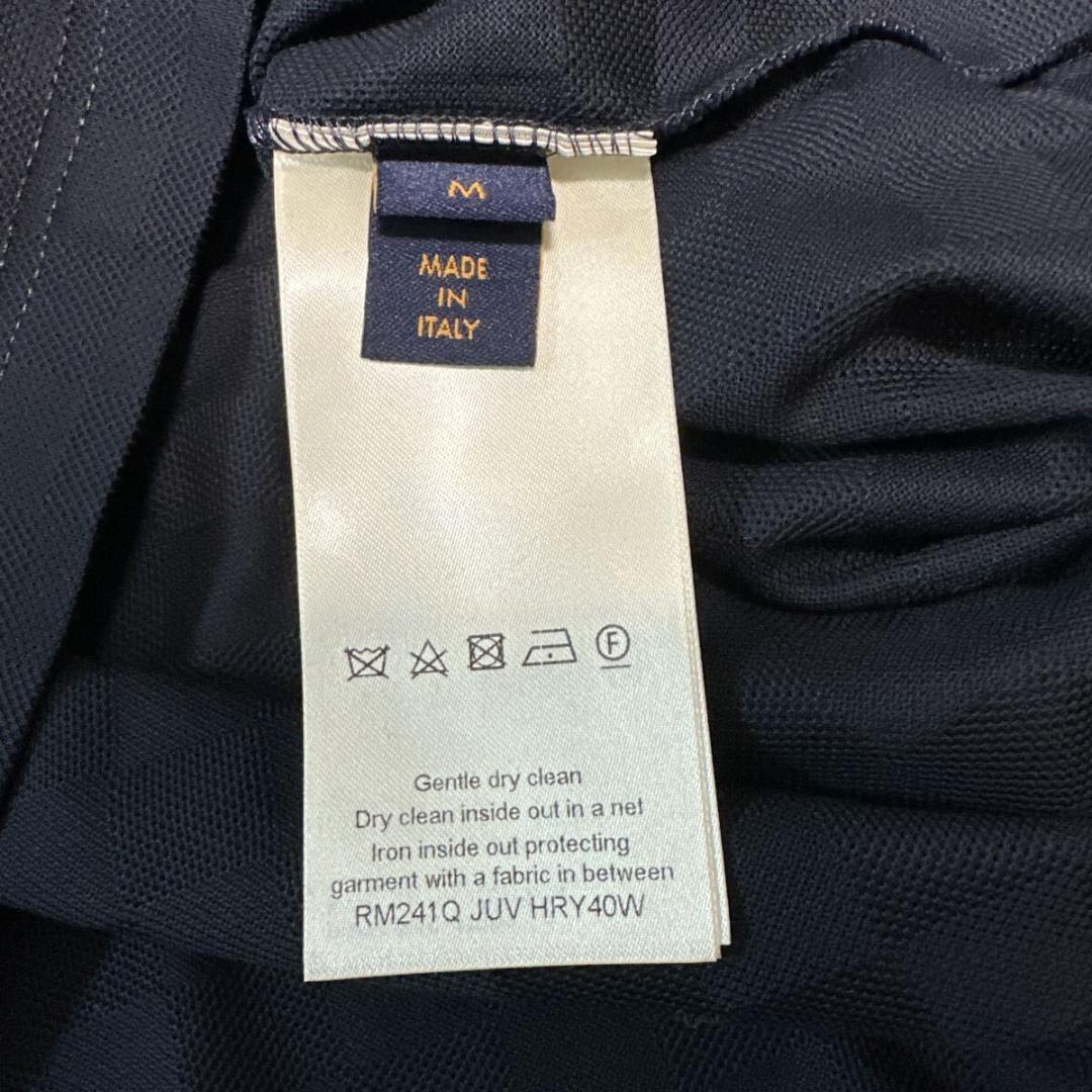 ルイヴィトン 現行品 ダミエ総柄 コットンピケ Tシャツ size M メンズ