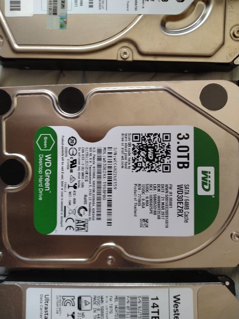 wayaショップ専用 14TB 3TB 1TB 640GBx2まとめ売り