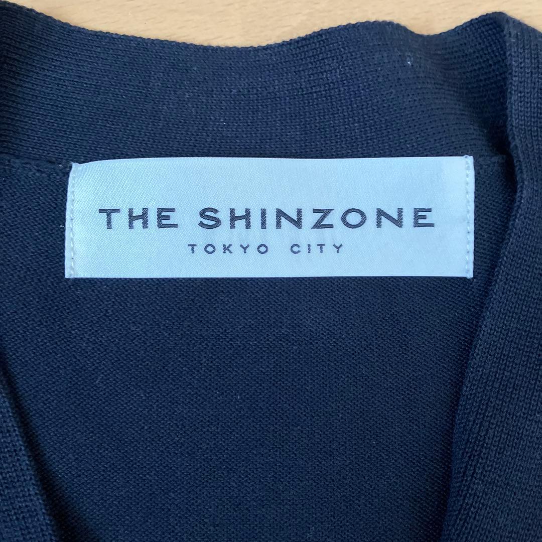 【シンゾーン】コットンカーディガン　ネイビー