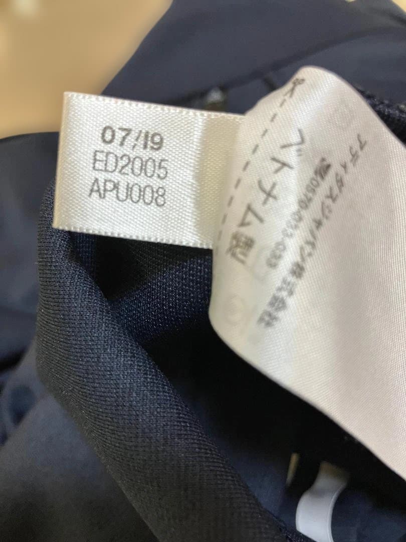 adidas ジャージセット トレーニングウエアー　上下　ネイビー 　Ｌサイズ