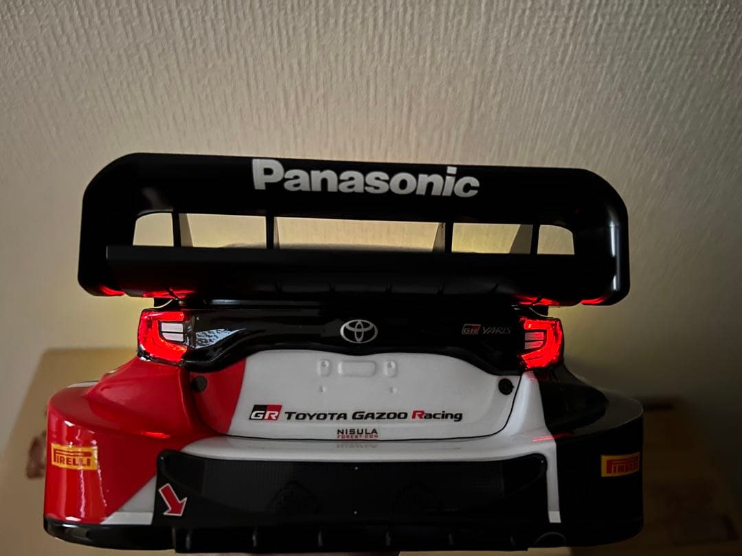 タミヤ トヨタ GR ハイブリッド ヤリスYaris ラジコンボディ ライト付き