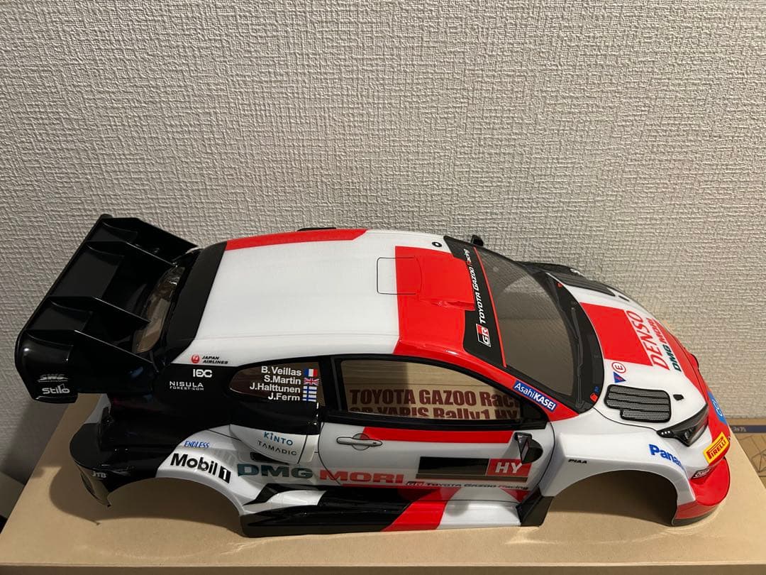 タミヤ トヨタ GR ハイブリッド ヤリスYaris ラジコンボディ ライト付き