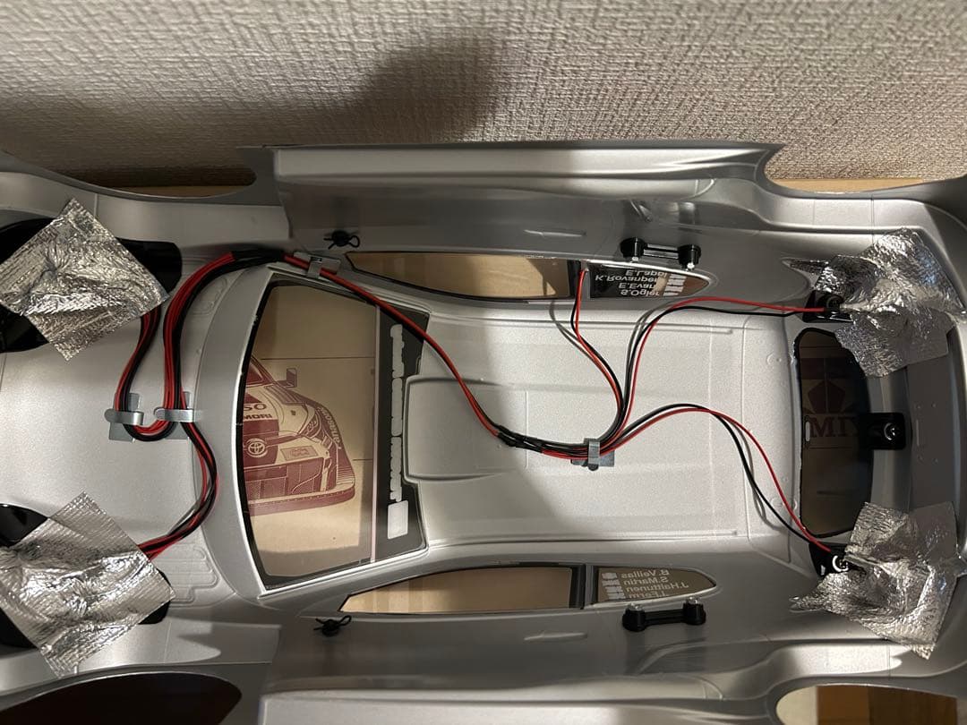 タミヤ トヨタ GR ハイブリッド ヤリスYaris ラジコンボディ ライト付き