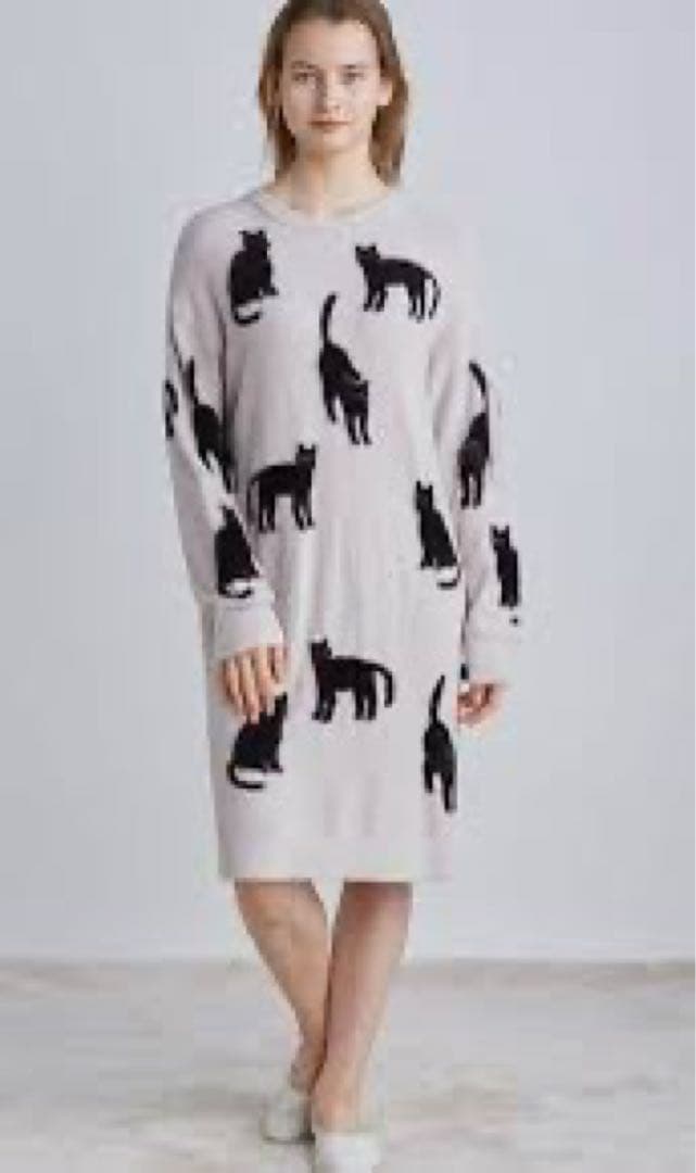 極美品 GELAT PIQUE 猫柄ルームウェア ハロウィン