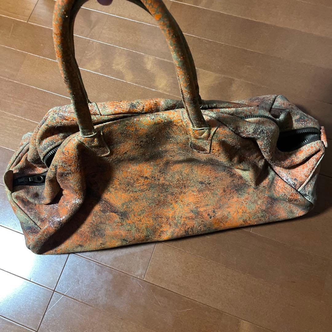 Jas m.b. ボストンバッグ　クラックレザー