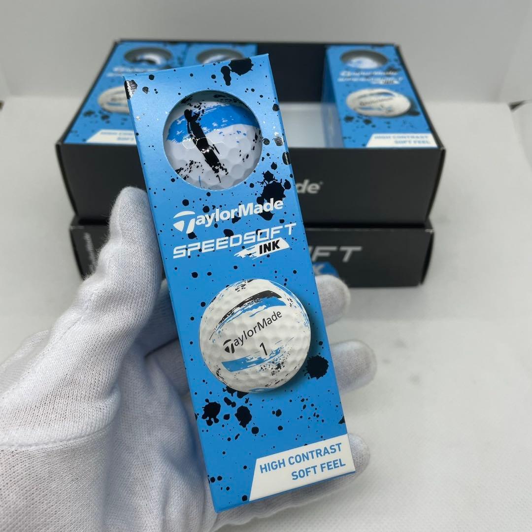 テーラーメイド　「スピードソフト インク」ゴルフボール（ブルー）　ダース　2箱
