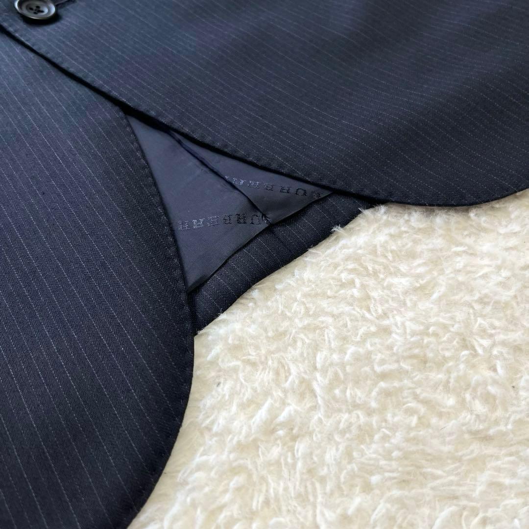 極美品　Burberry バーバリー　セットアップ　スーツ　上下　黒　XL相当
