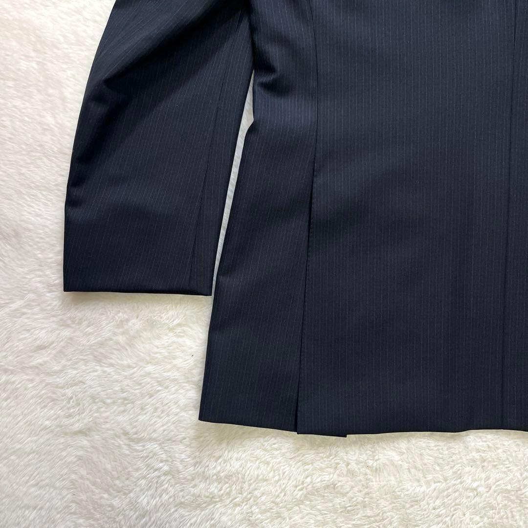 極美品　Burberry バーバリー　セットアップ　スーツ　上下　黒　XL相当