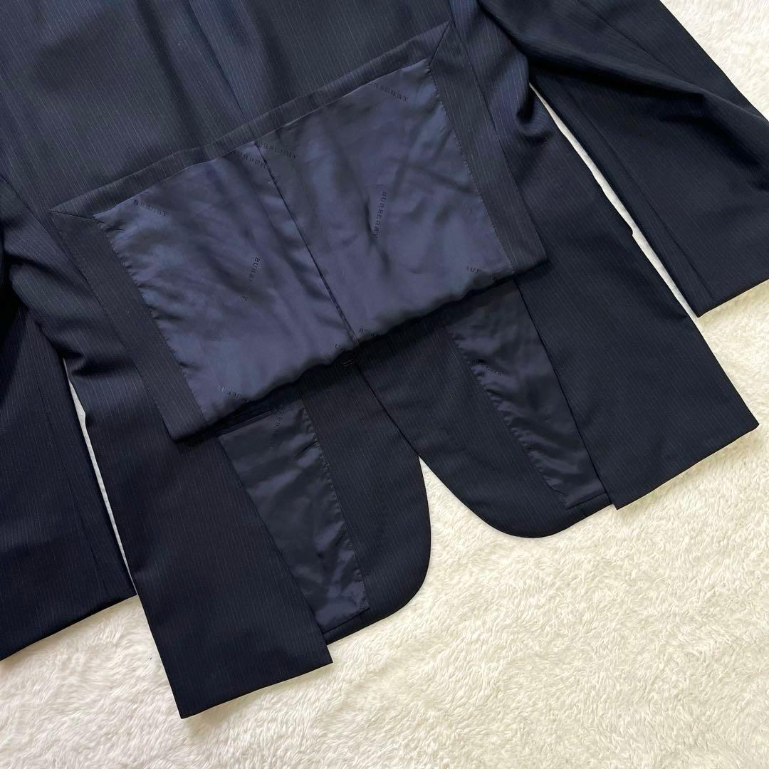 極美品　Burberry バーバリー　セットアップ　スーツ　上下　黒　XL相当