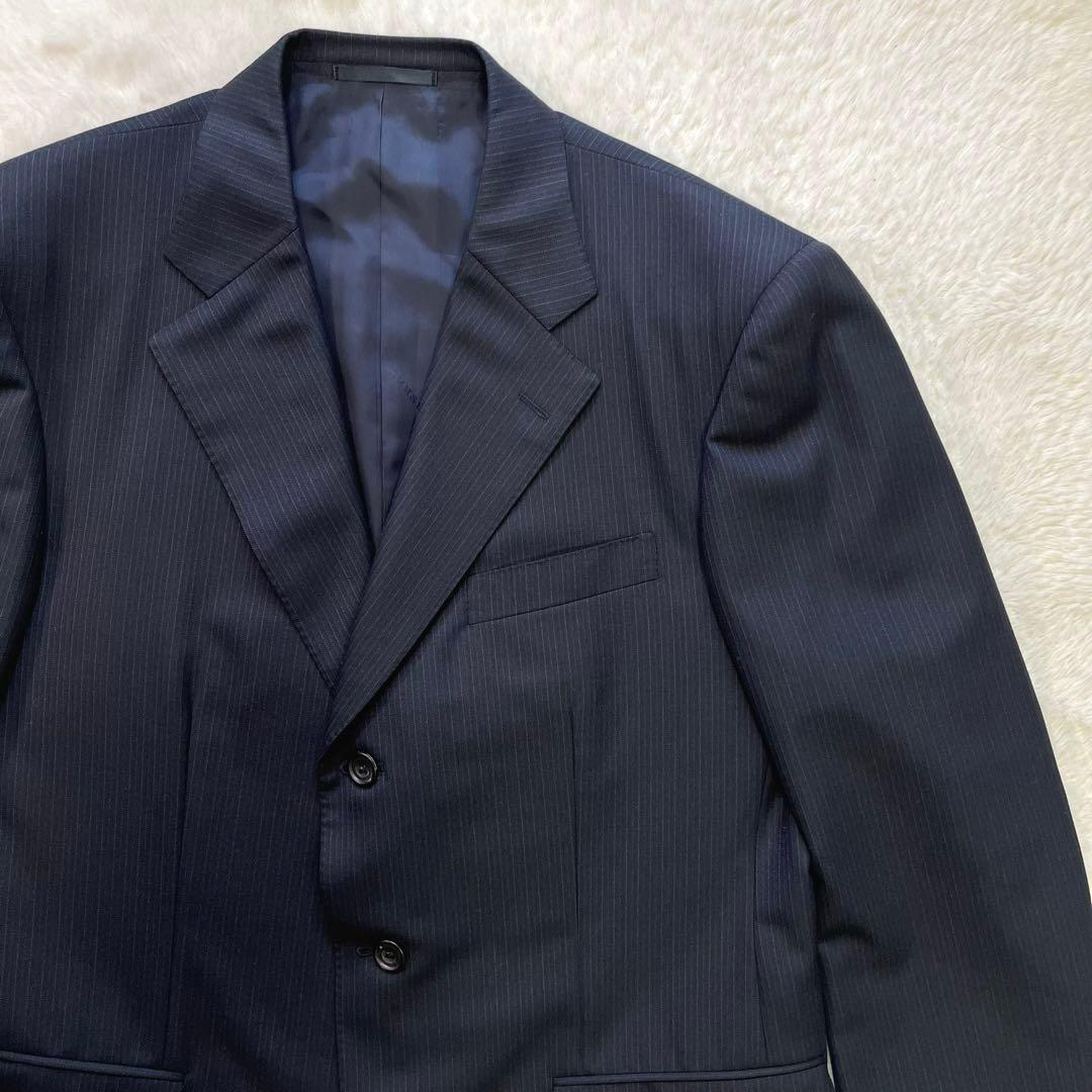 極美品　Burberry バーバリー　セットアップ　スーツ　上下　黒　XL相当