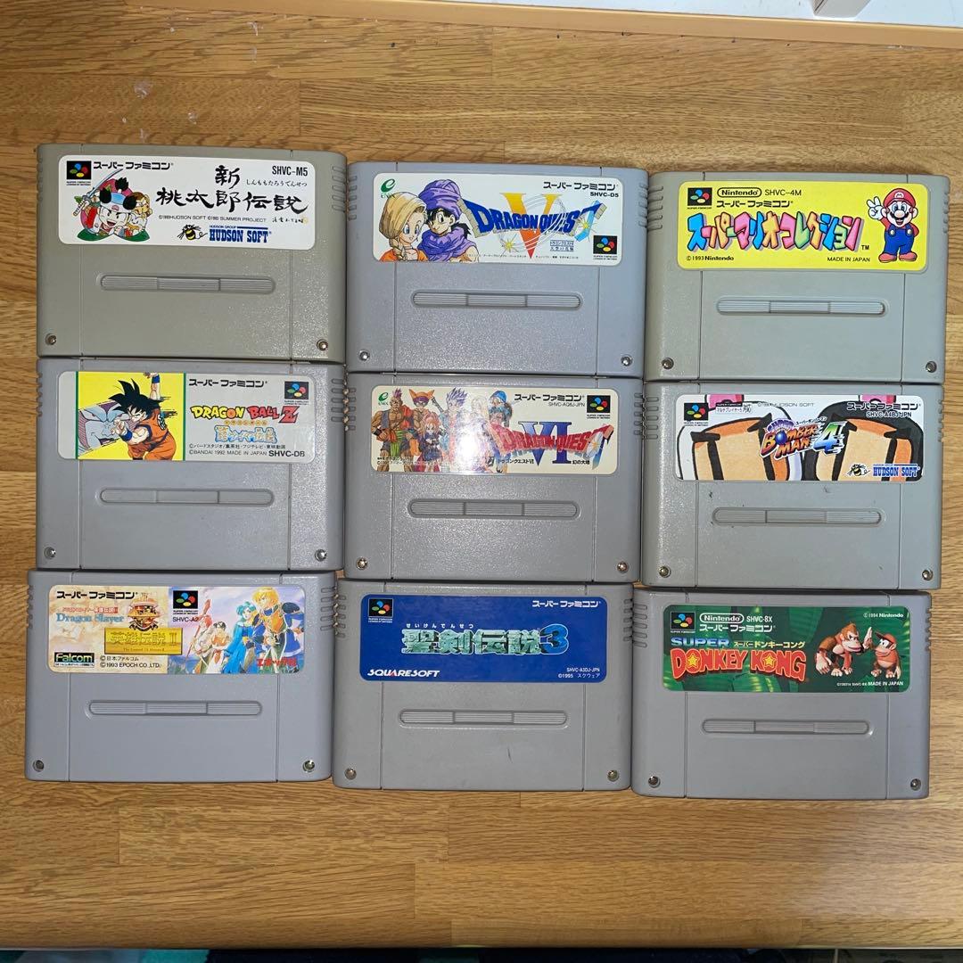 ファミコン・スーパーファミコン35本セット＋オマケ（データック）