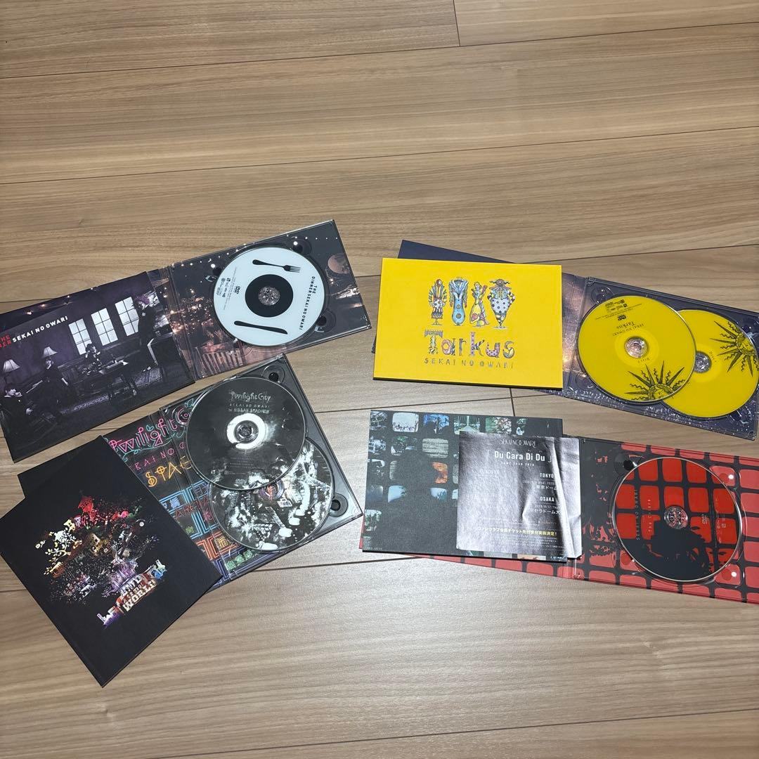 SEKAI NO OWARI ライブDVD 4枚セット