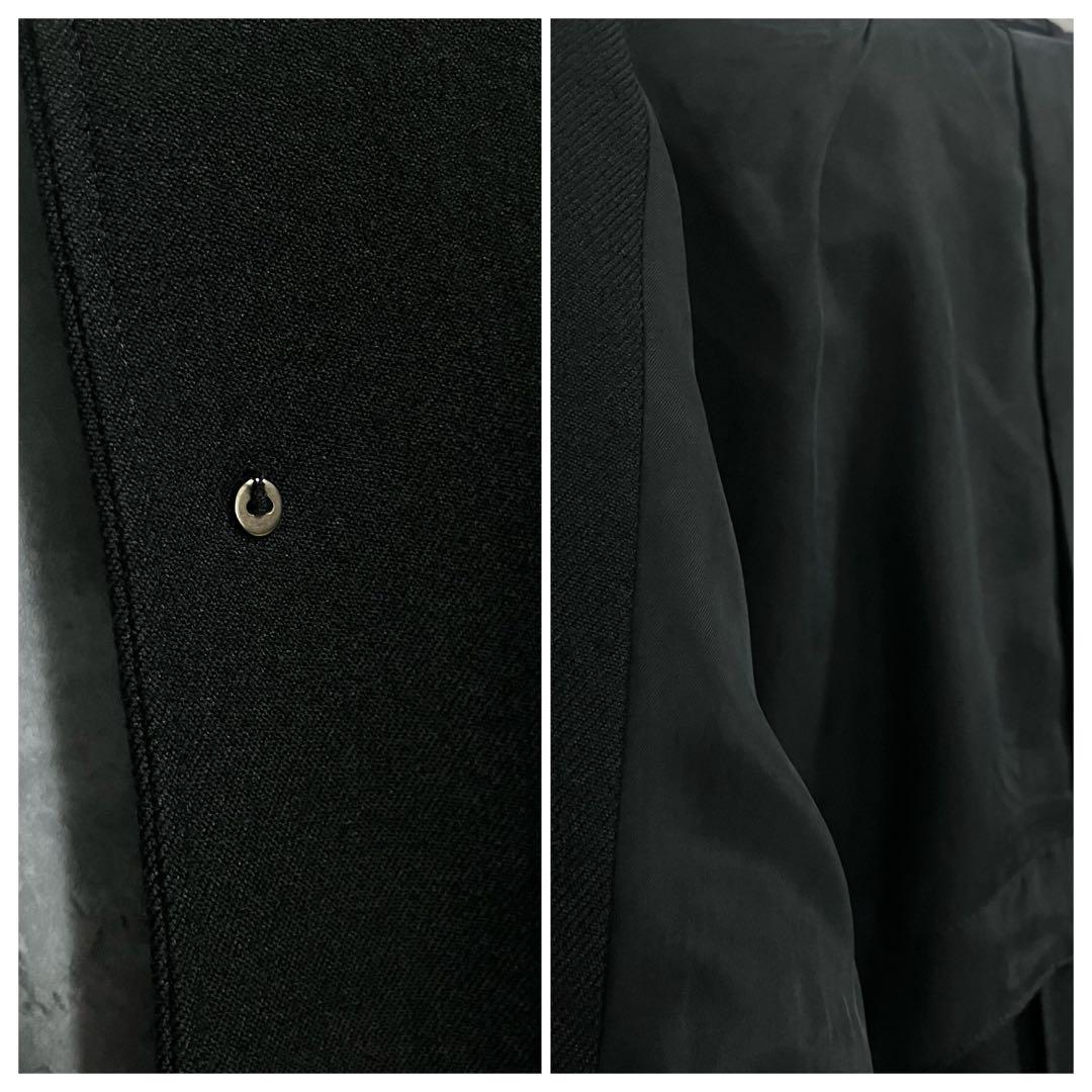 【新品】MBハイエンド尾州 近江晒ウール フォレスティエールジャケットSブラック