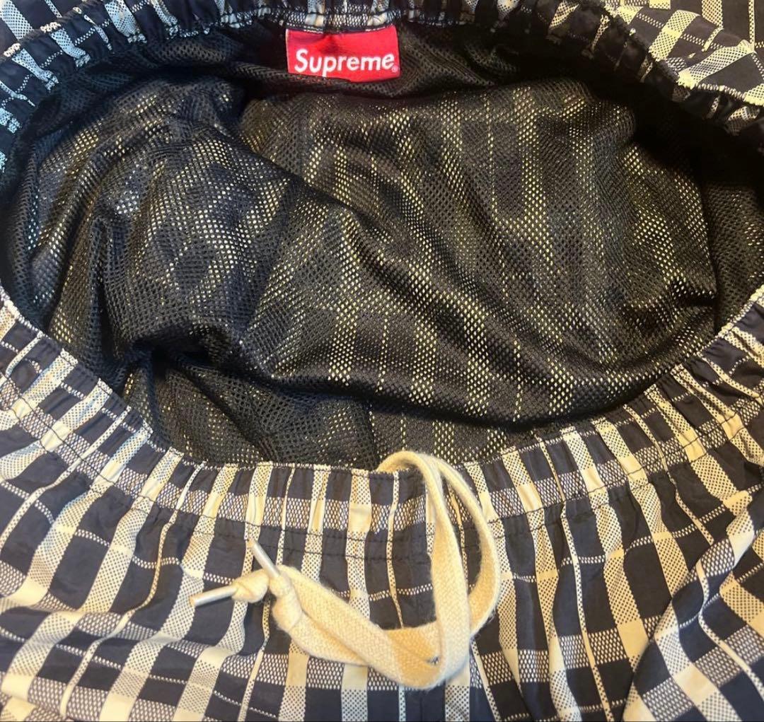 パンツ Supreme 18AW Nylon Plaid Track Pants M