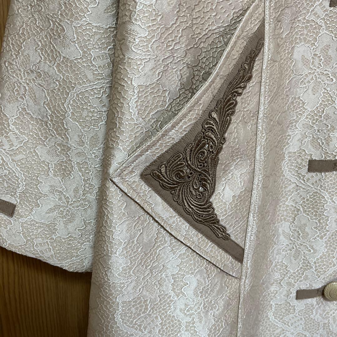 ジンカトー　ロングコート　ベージュ、　L￼￼