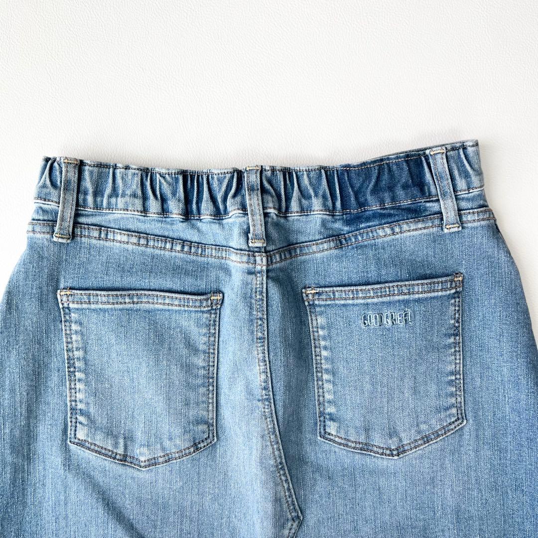3295【美品】グッドグリーフ　ロングスカート デニムスカート ストレッチデニム