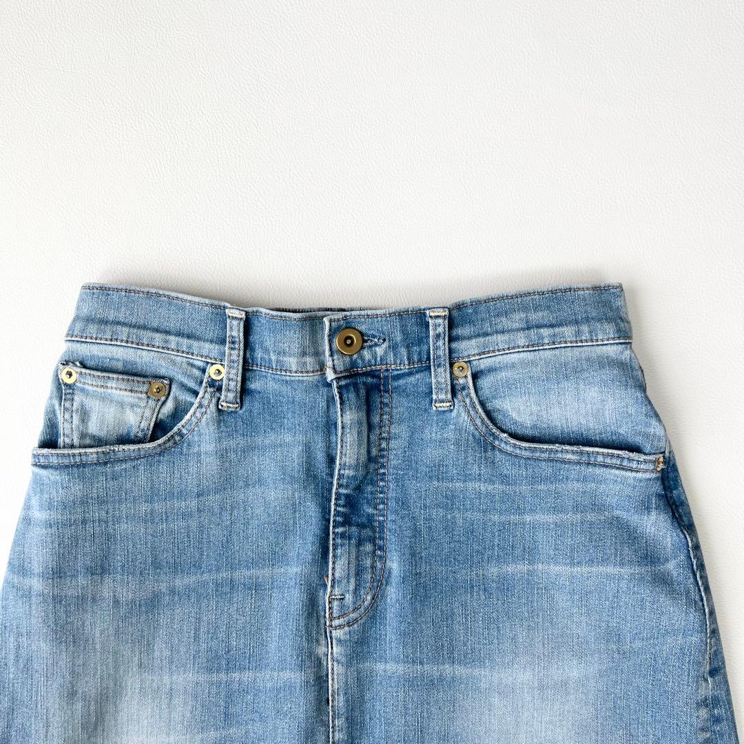 3295【美品】グッドグリーフ　ロングスカート デニムスカート ストレッチデニム