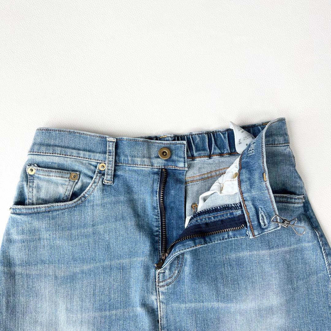3295【美品】グッドグリーフ　ロングスカート デニムスカート ストレッチデニム