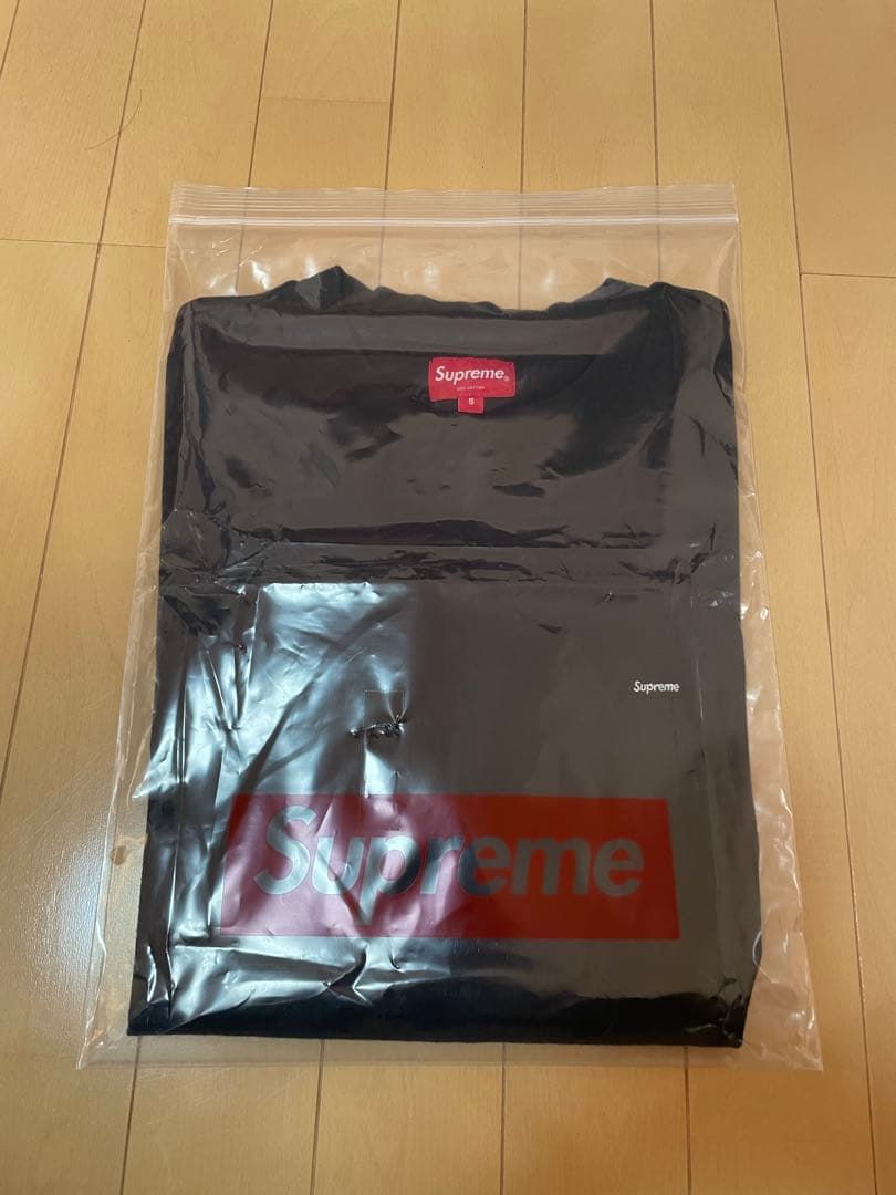 Supreme SmallBox Logo Tee 黒Sサイズ スモールボックス