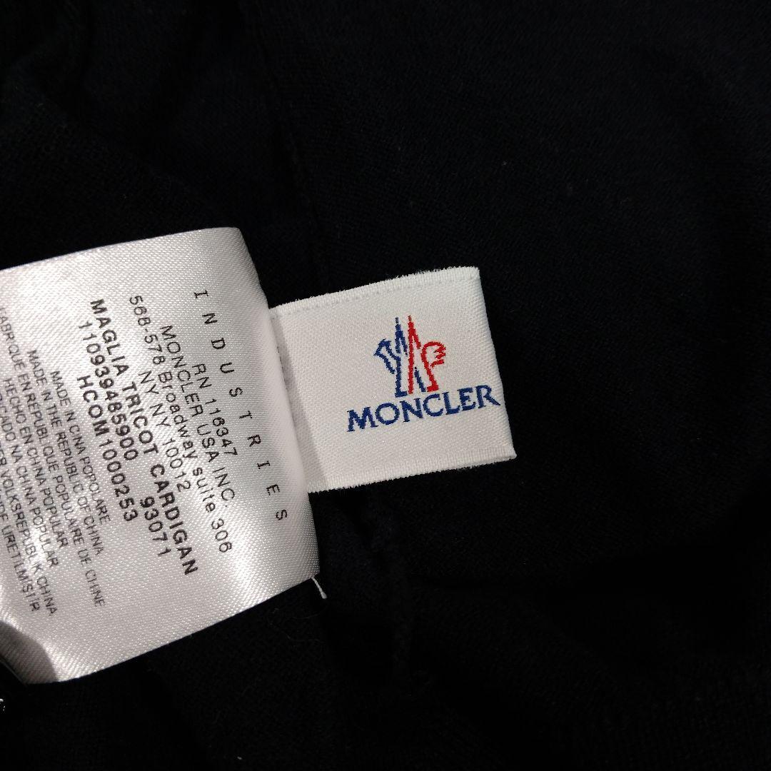 MONCLER モンクレール シルク カーディガン ワッペン付き
