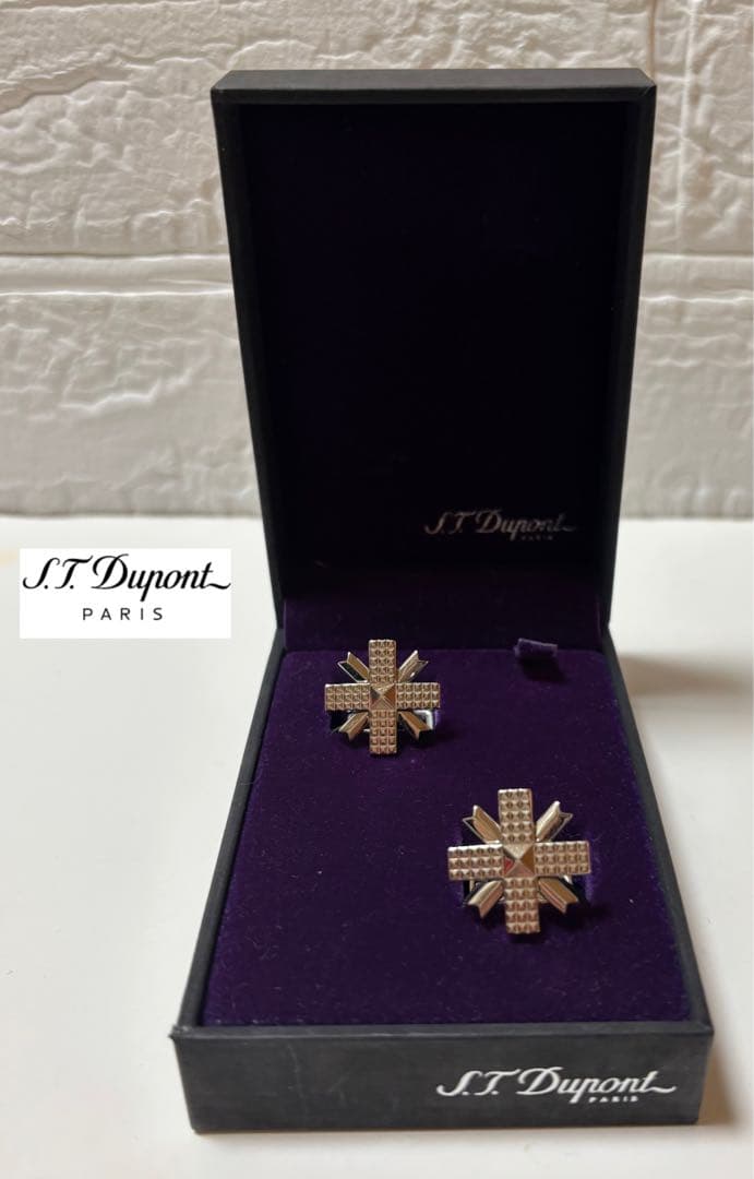 【未使用品】S.T.Dupont デュポン エクストララージ Wクロス カフス