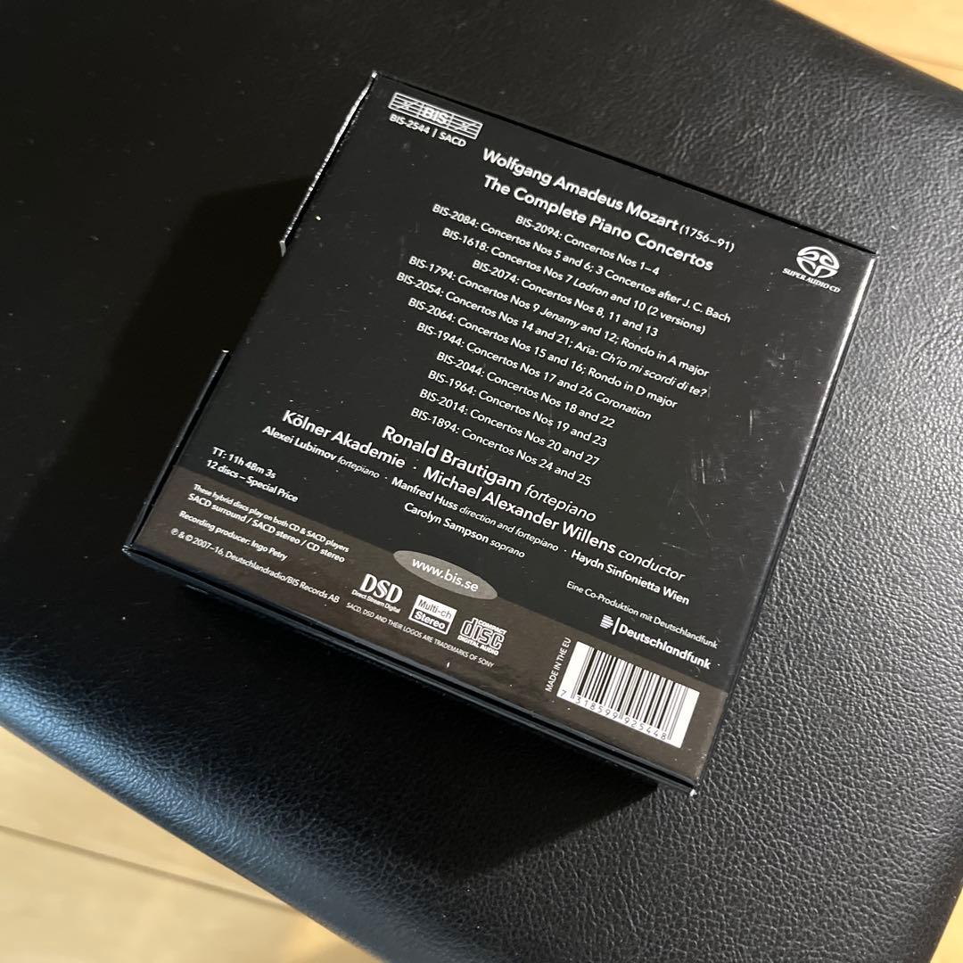 Brautigamブラウティハム／モーツァルト：ピアノ協奏曲全集（12SACD）