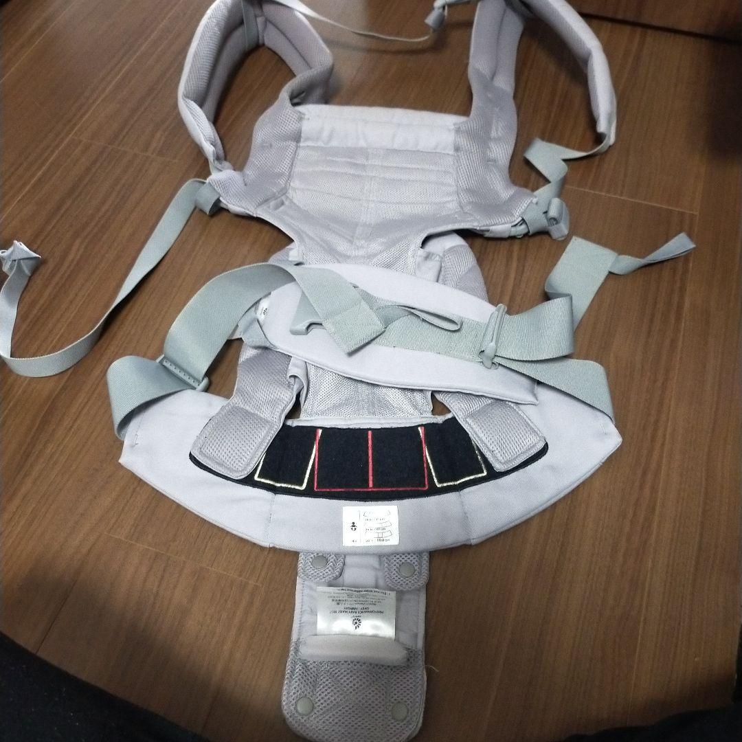 【洗濯済美品】エルゴベビーOMNI360 グレー 今治よだれカバー 保冷シート付