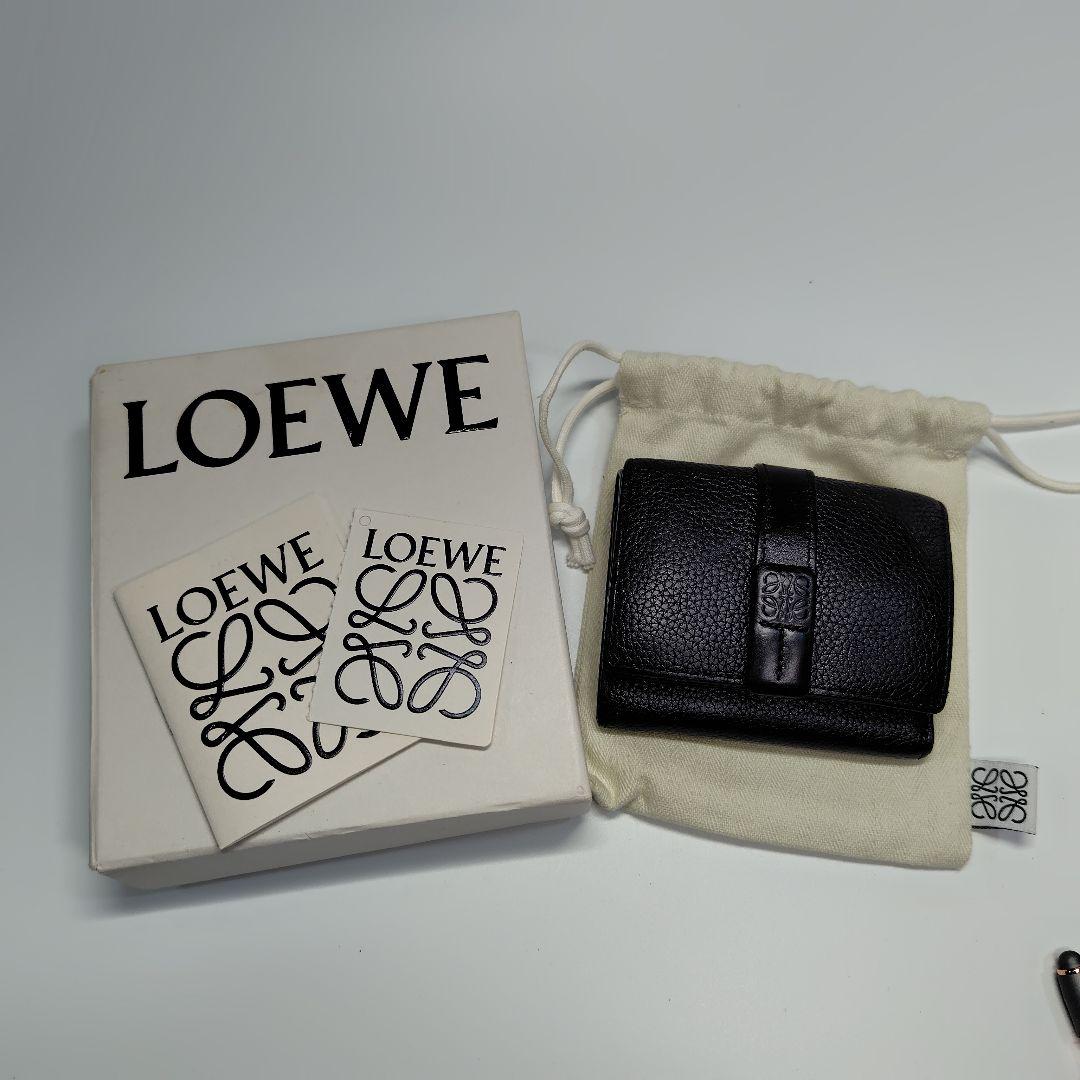 【✨️極美品】LOEWE ロエベ　三つ折り財布　トライフォールド ウォレット