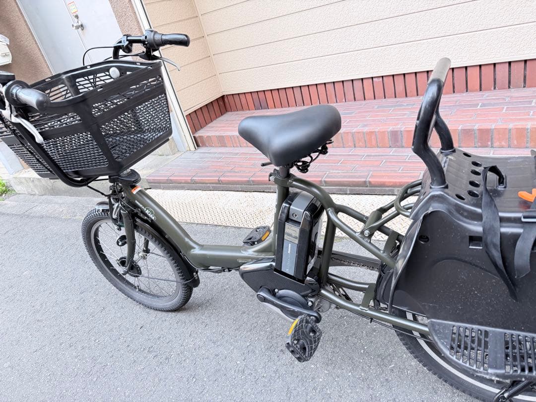 大阪府　子供乗せ　電動アシスト自転車 チャイルドシート付き