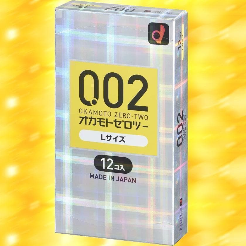 オカモト 0.02 ゼロツー 12個入 Lサイズ 薄め 002　10個